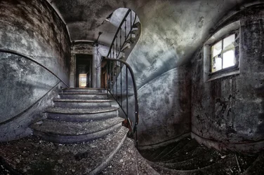 Abandoned Spiral Staircase