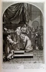 Engraving by Francois Chauveau 1680 