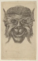 Monkey Mask, from Divers Masques, ca. 1635-45