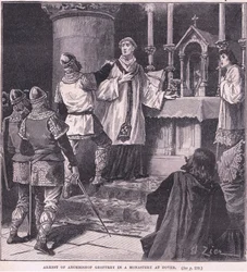 Arrest of Archbishop Geoffrey in a Monastery at Dover AD 1191