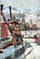 Standing Guard near Metzeral, Alsace, January 1916, 1926