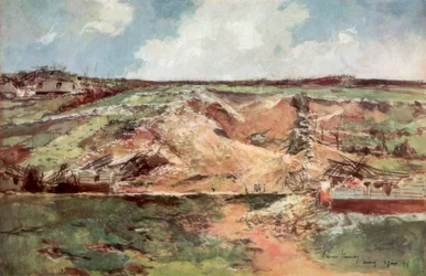 The Funnel of Carency, Artois, France, June 1915, 1926