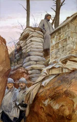 The Mont Renault lookout (April 1918)