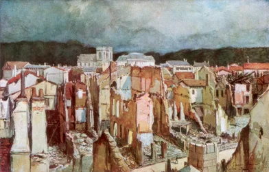 The Ruins of Verdun, June 1916