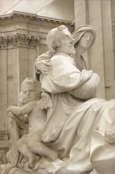 Detail of the funeral monument to Armand-Jean du Plessis, Cardinal Richelieu