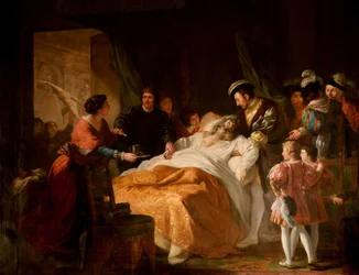 The Death of Leonardo da Vinci in the Arms of Francis I