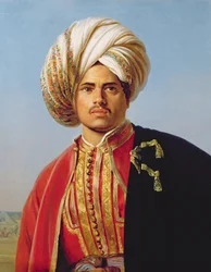 Ottoman turbanned warrior