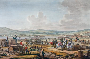 Napoleon Visiting the Siege Works at Danzig Led by Marshal Lefebvre, 9th May 1807