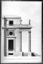 Design for the Bath House at the Hotel de Brancas, c.1760
