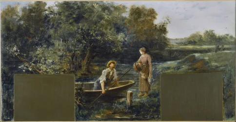 Sketch for Nogent-sur-Marne town hall: Idyll by the water