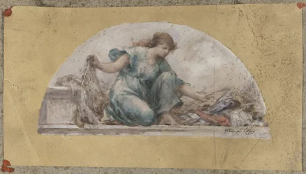 Sketch for the Dining Room of Paris