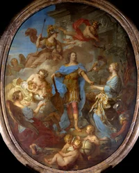 King Louis XV Giving Peace to Europe