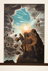 Illustration from Prometheus Bound by Aeschylus, pub. 1941
