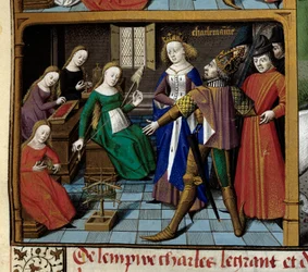 Scenes from the Life of Charlemagne (742-814) King of the Franks