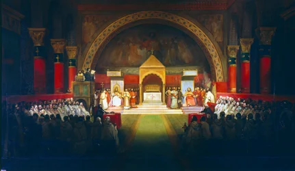 Meeting of the Chapter of the Knights Templar, Paris, 1147