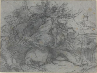 Study for Surprise (Battle of the Tigers)