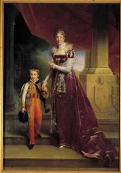 Portrait of Marie-Amelie de Bourbon, Princess of the Two Sicilies, Duchess of Orleans