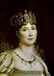 Portrait of Josephine de Beauharnais, Empress of the French, in imperial costume (Detail)