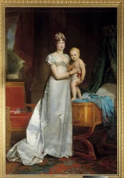 Portrait of the Empress Marie Louise and the King of Rome