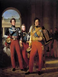 Portraits of Louis-Philippe I and His Sons