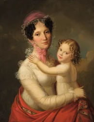 Eleonora Mayer, Baroness of Gravenegg with Daughter Isabella