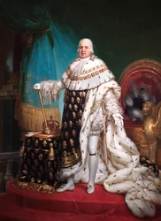 Portrait of King Louis XVIII of France