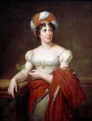 Portrait of the Author Baronne Anne Louise Germaine de Staël