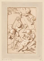 Amors Resting After the Hunt