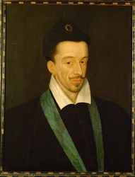 Henri III, King of France, with the Blue Ribbon of the Order of the Holy Spirit