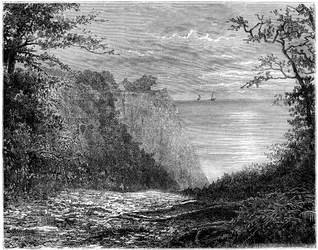The Chalk Cliffs at the Königsstuhl, Rügen, Germany