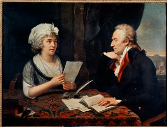 Vittorio Alfieri with the Countess of Albany