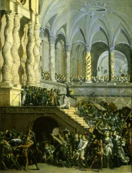 Christ Driving the Money Lenders from the Temple