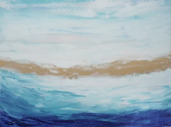 Coastal Gold and Blue
