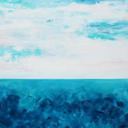 Deep Blue Seascape