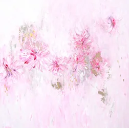 Soft Pink Gold Blooms
