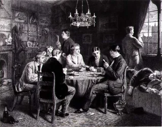Reverie - A Voice from Far Away, Engraved by Robert W. Macbeth, Published by Thomas McLean
