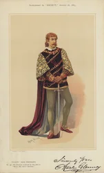 Mr Charles Glenney, as Don John, in Much Ado About Nothing