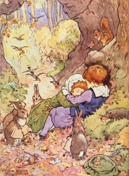 Babes in the Wood from My Nursery Story Book, pub. by Blackie & Son
