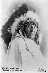 Red Tomahawk, slayer of Sitting Bull, c. 1890-1910