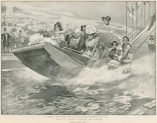 The Great Canadian Water Chute at the Great Britain Exhibition at Earl
