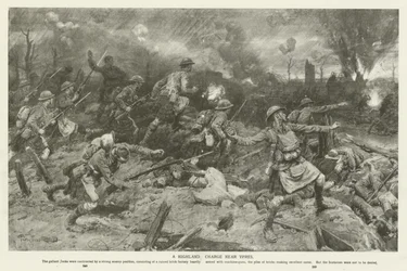 A Highland Charge near Ypres, World War I