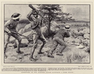 Surrender or Die! Burgher Police capturing a Boer Sniper