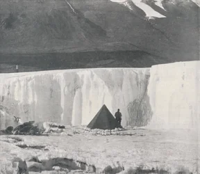Alcove Camp in a Surface Gully of the Taylor Glacier