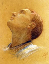 Study of an Upturned Head