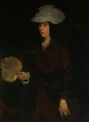 Lady with Fan