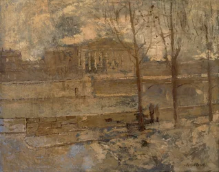 Chambre des Deputes in a Mist