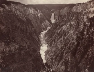 Grand Canyon of the Yellowstone and Falls, c. 1884