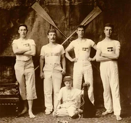 Whitby Friendship Rowing Club Crew, Whitby, England. 1901