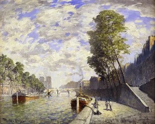 The Quai des Grands-Augustine, Paris