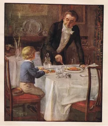 The friendly waiter